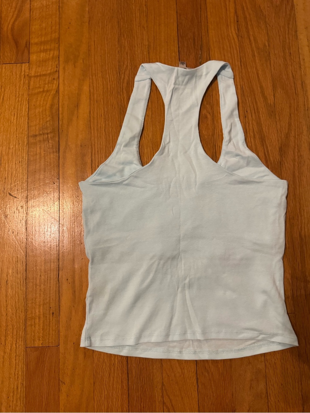 Madden Girl Light Blue Racerback Tank Top